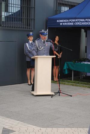 Przemówienie Komendanta Powiatowego Policji w Krośnie Odrzańskim