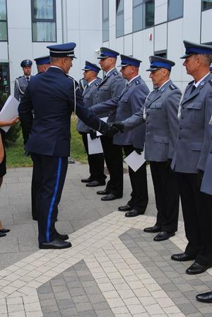 wręczenie policjantom aktów mianowania