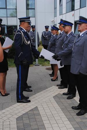 wręczenie policjantom aktów mianowania