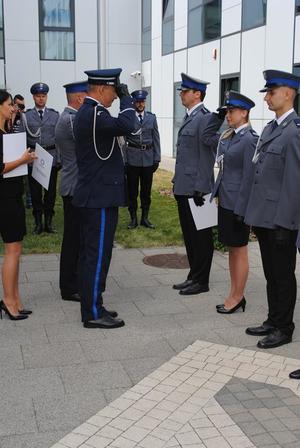 wręczenie policjantom aktów mianowania