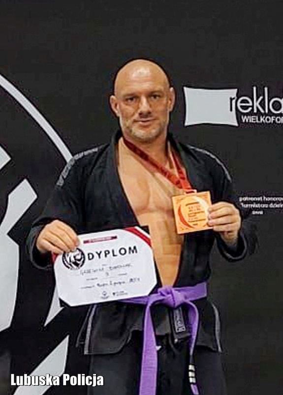 Policjant z Gubina brązowym medalistą XIX Mistrzostw Polski w jiu-jitsu