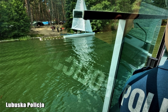 Bezpieczeństwa nad wodą strzegą lubuscy policjanci