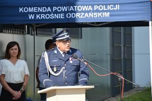 przemówienie I Zastępcę Komendanta Wojewódzkiego Policji