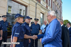 Spotkanie dotyczące działania zespołu polsko-niemieckiego w Guben