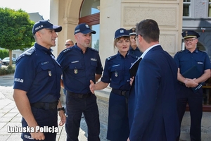 Spotkanie dotyczące działania zespołu polsko-niemieckiego w Guben