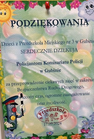 podziękowanie